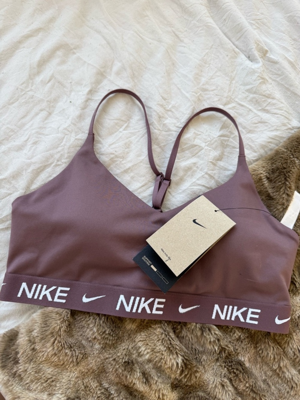 NEW Nike Women's Mauve Sports Bra